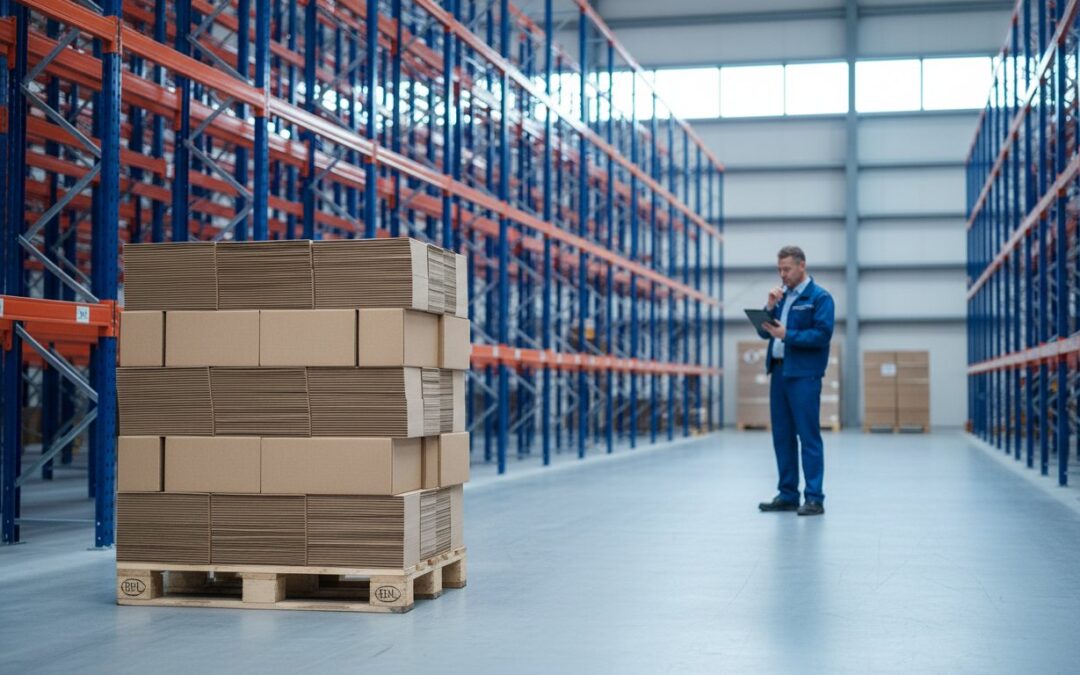 Effiziente Lagerhaltung von Faltschachteln: Platzsparende Stapelung und industrielle Lagerung